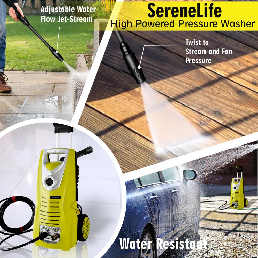 Serenelife Pure Clean Hochdruckreiniger Elektro 1800 PSI
