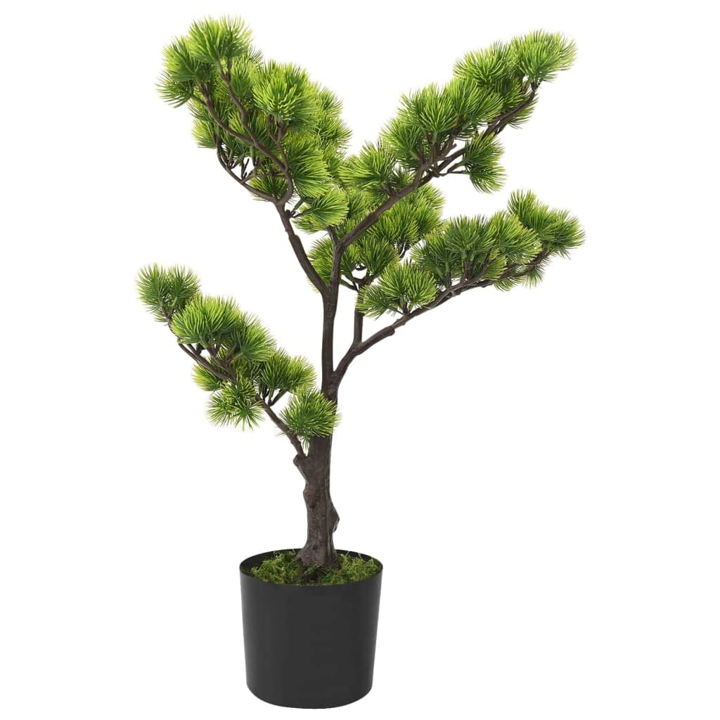 vidaXL Bonsai Pinus künstlich 60cm Dunkelgrün mit Topf