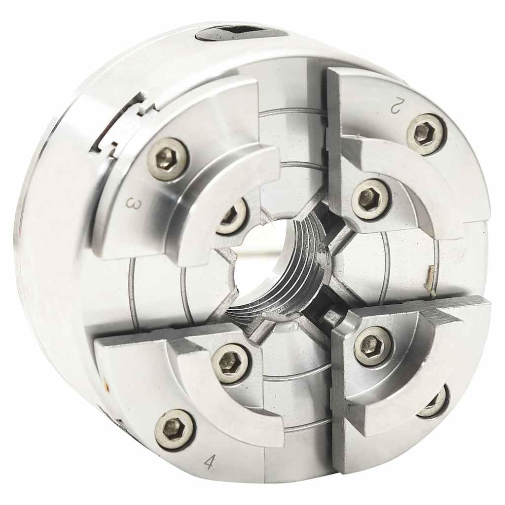 vidaXL Drechselfutter 4-Backen M33 Stahl 96 mm