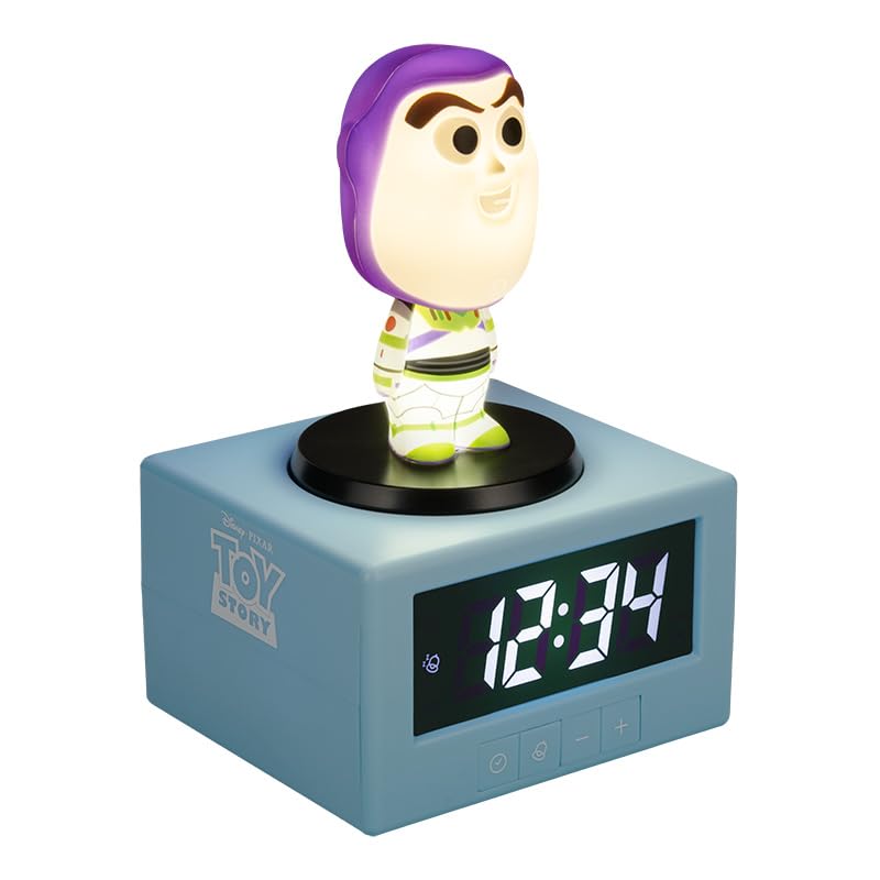 Paladone Buzz Lightyear Icon Wecker mit Nachtlicht 14 cm