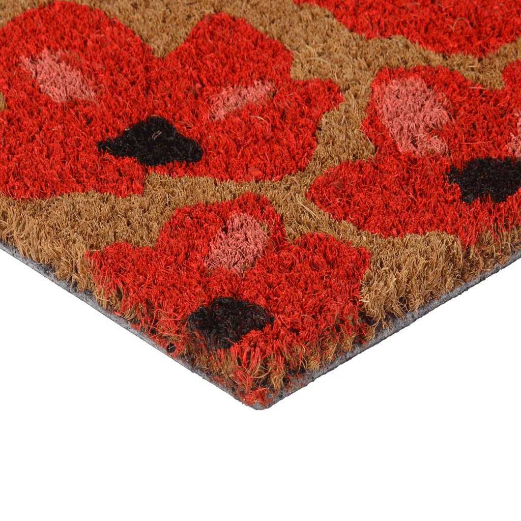 vidaXL Heim & Garten Fußmatte Natur Kokos 40x60 cm rutschfest