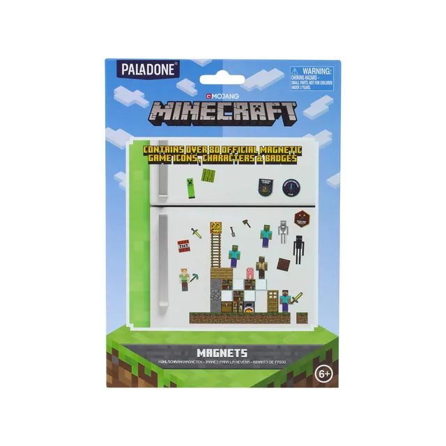 Paladone Minecraft Kühlschrankmagnete 80-tlg Gummi