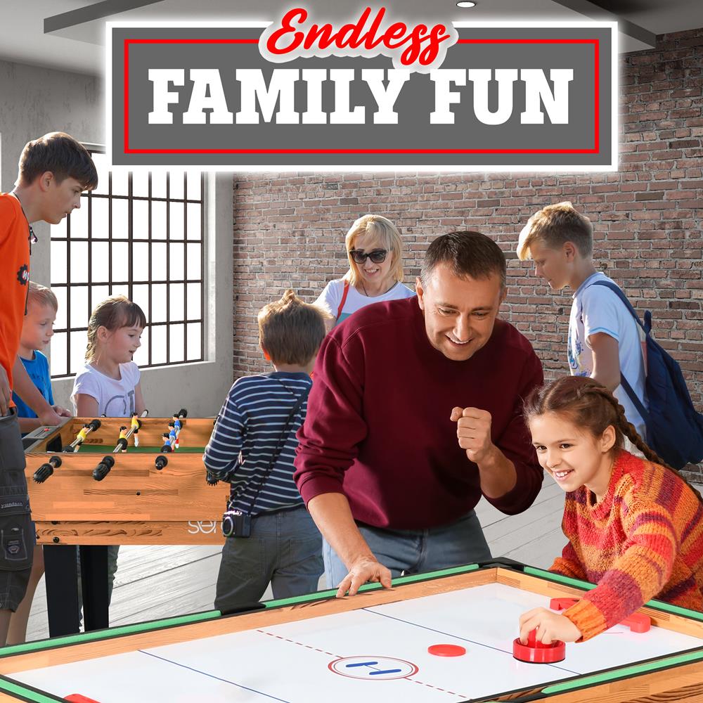 Serenelife Game Tables Multispieltisch 4-in-1 mit Zubehör