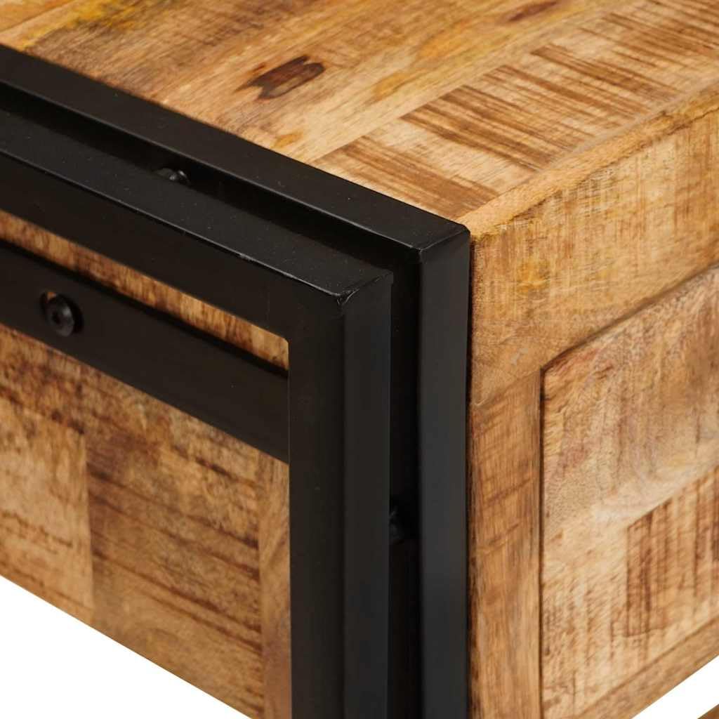 vidaXL Heim & Garten Konsolentische 2 Stk Braun Mango 161x33x75