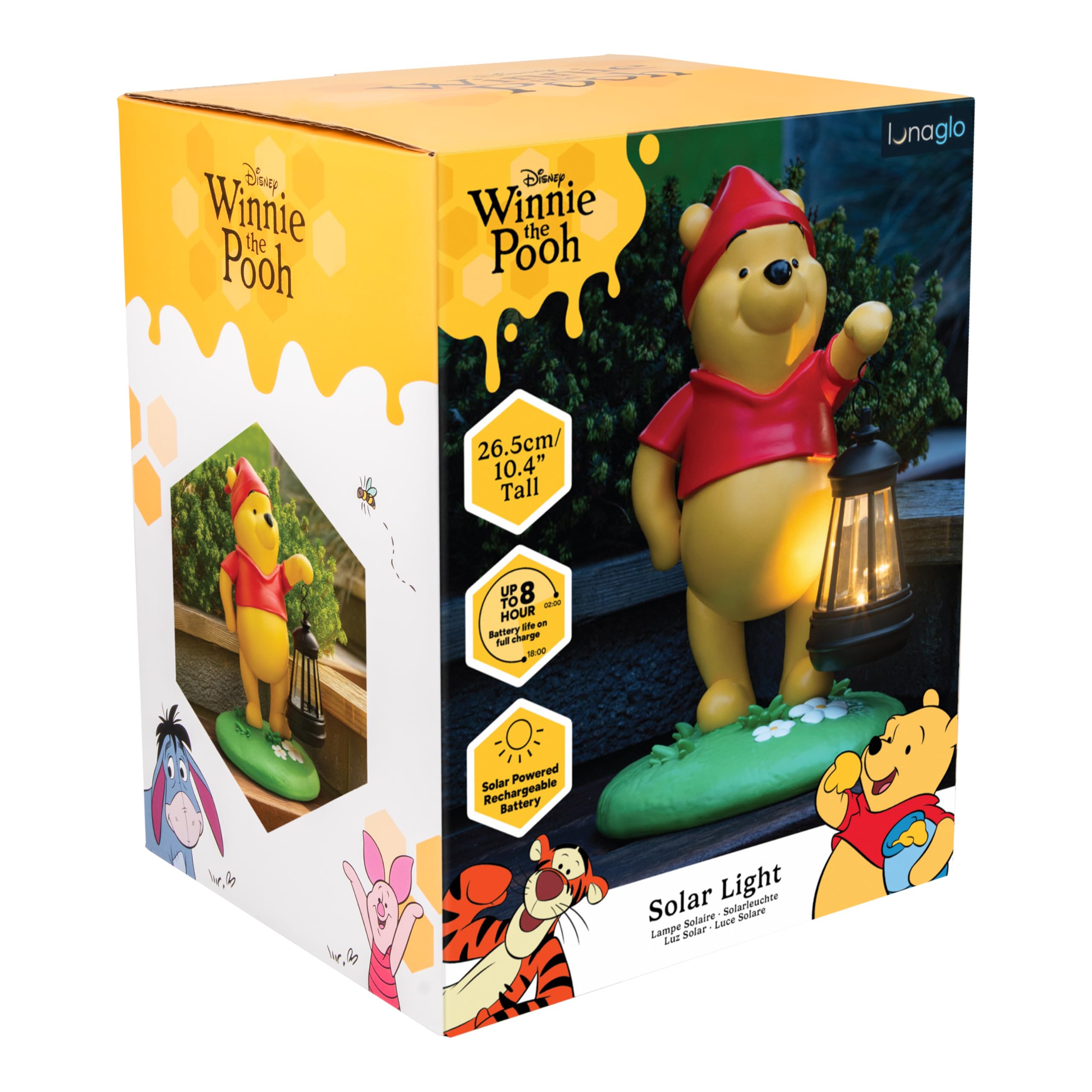 Paladone Lighting Winnie Pooh Solarleuchte Gartenzwerg
