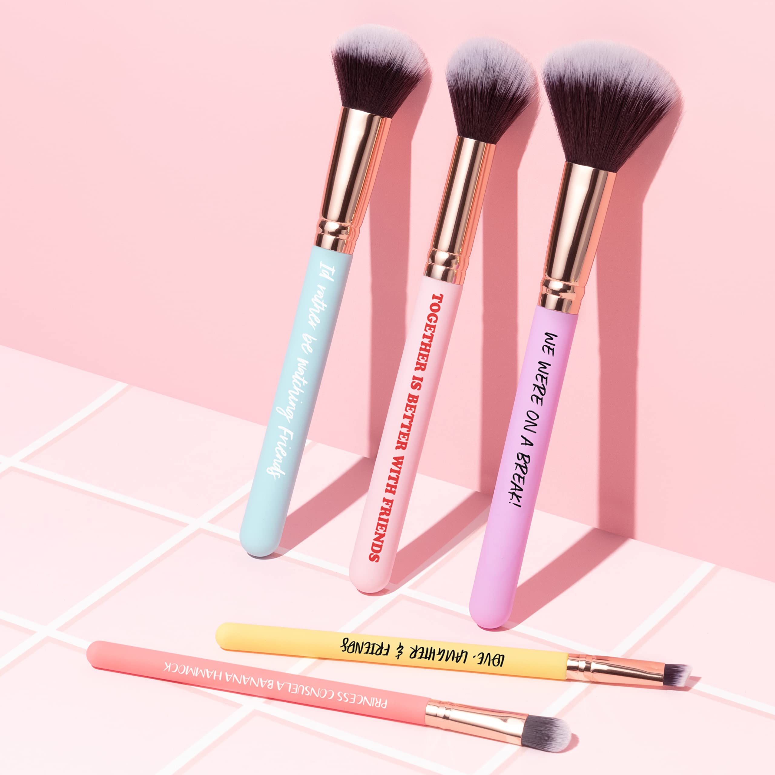 Paladone Friends Make-up Pinselset 5-teilig Geschenkset
