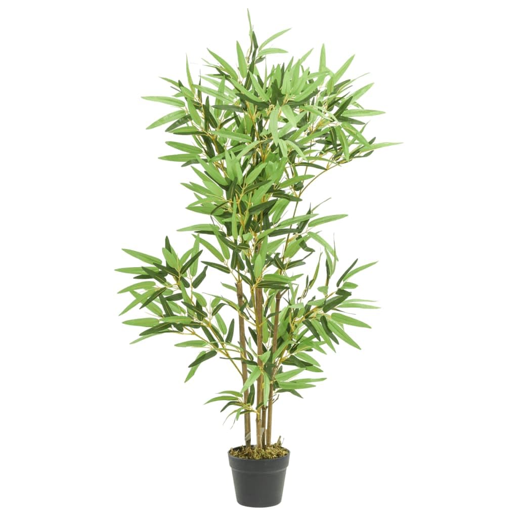 vidaXL Bambusbaum Künstlich Kunstpflanze 80 cm Grün 368 Blätter