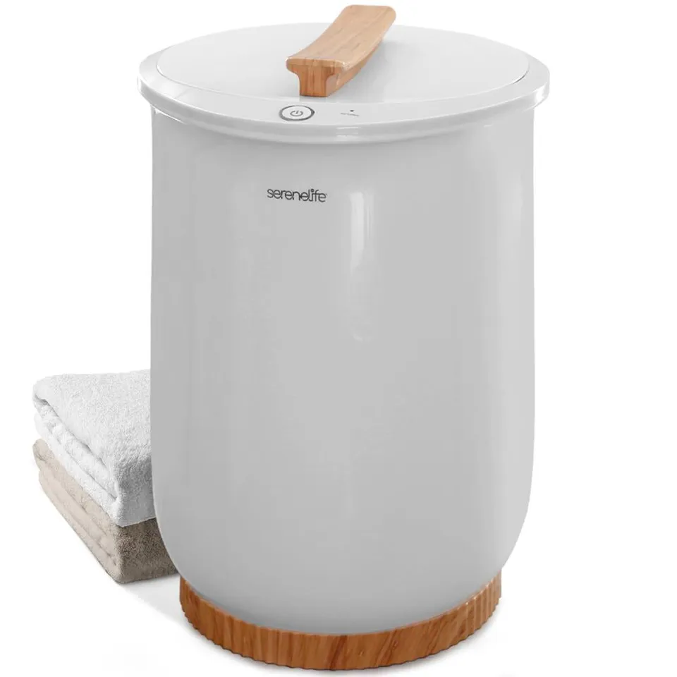 Serenelife Towel Warmers Handtuchwärmer Weiß 2 Handtücher Auto-Aus