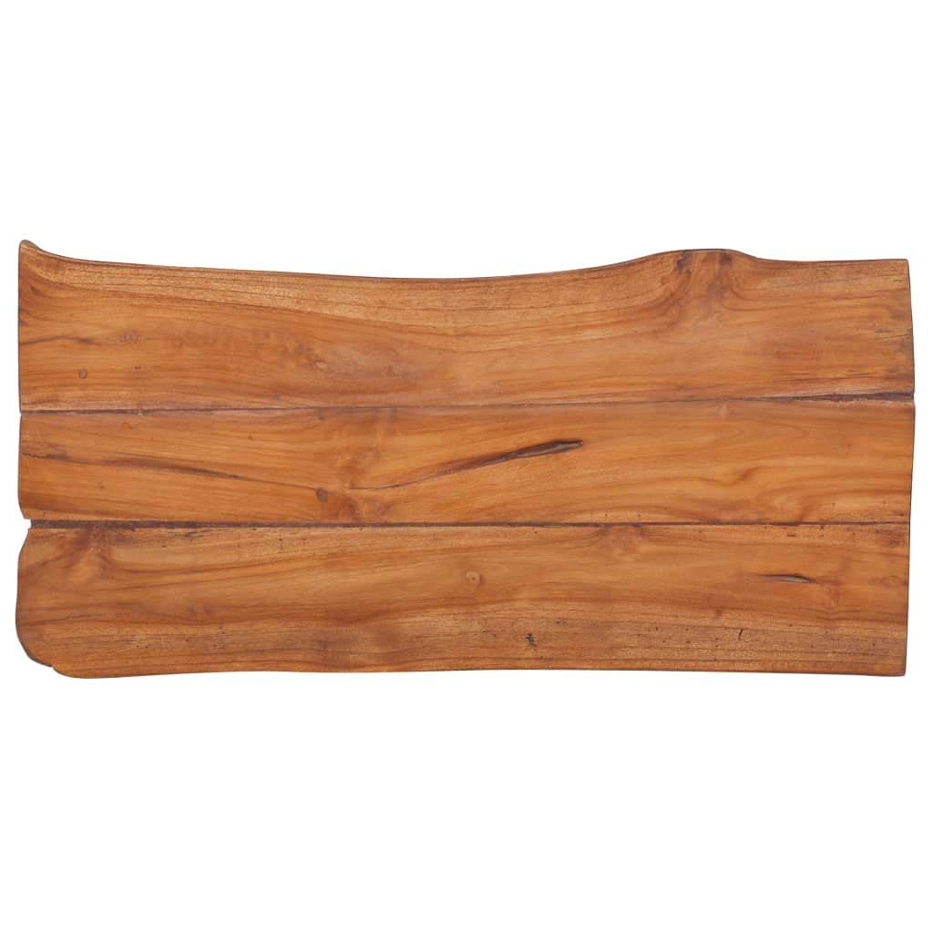 vidaXL Gartenbank Teak Massivholz 80 cm Sitzbank