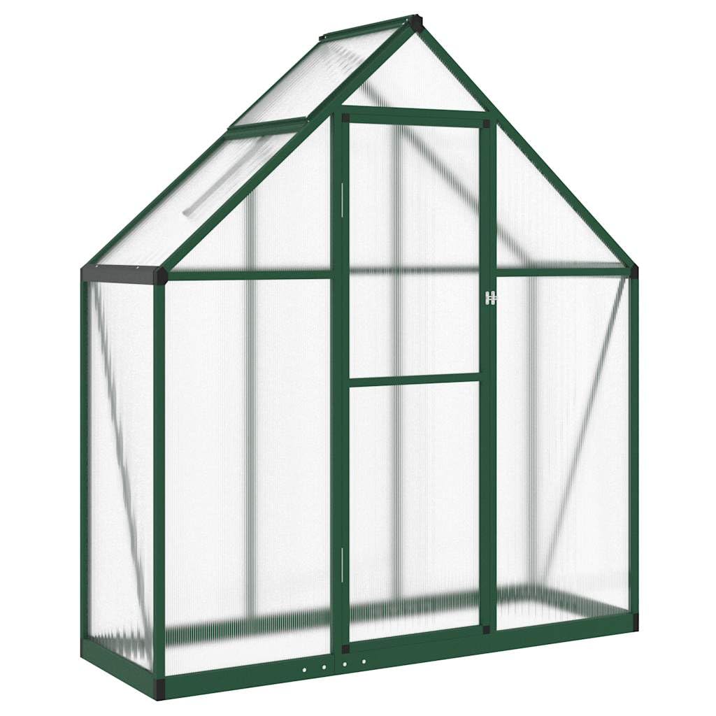 vidaXL Heim & Garten Gewächshaus 169x58x195 cm Grün Alu