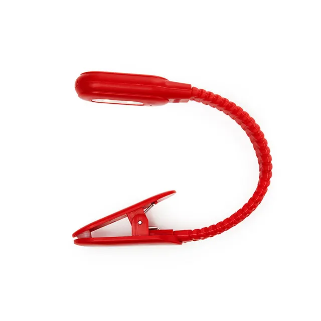 Kikkerland Rechargable Booklight Leselampe Rot USB