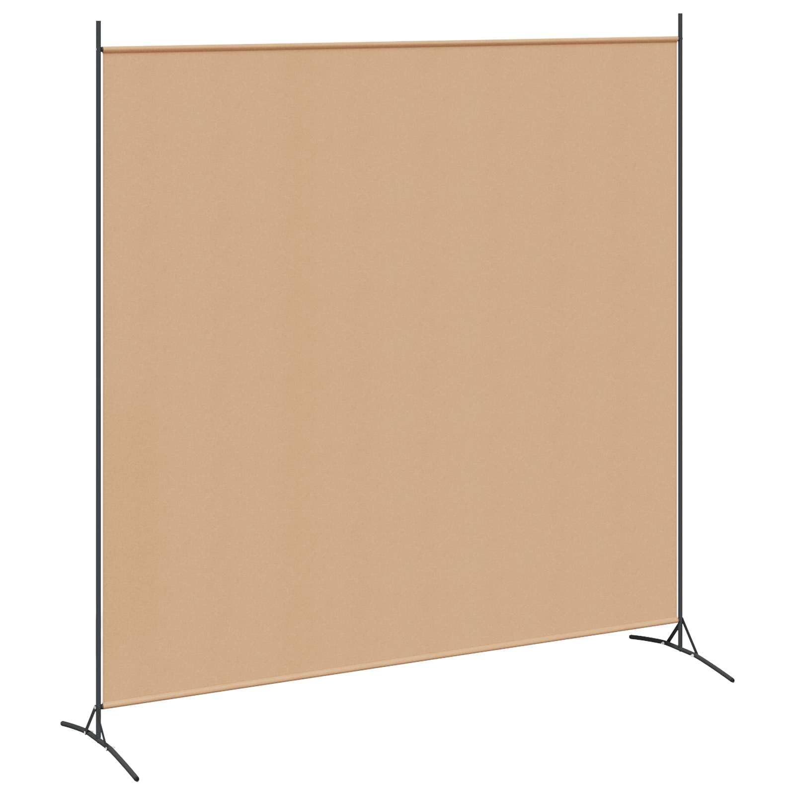 vidaXL Heim & Garten Raumteiler 175x180 cm cream Stoff
