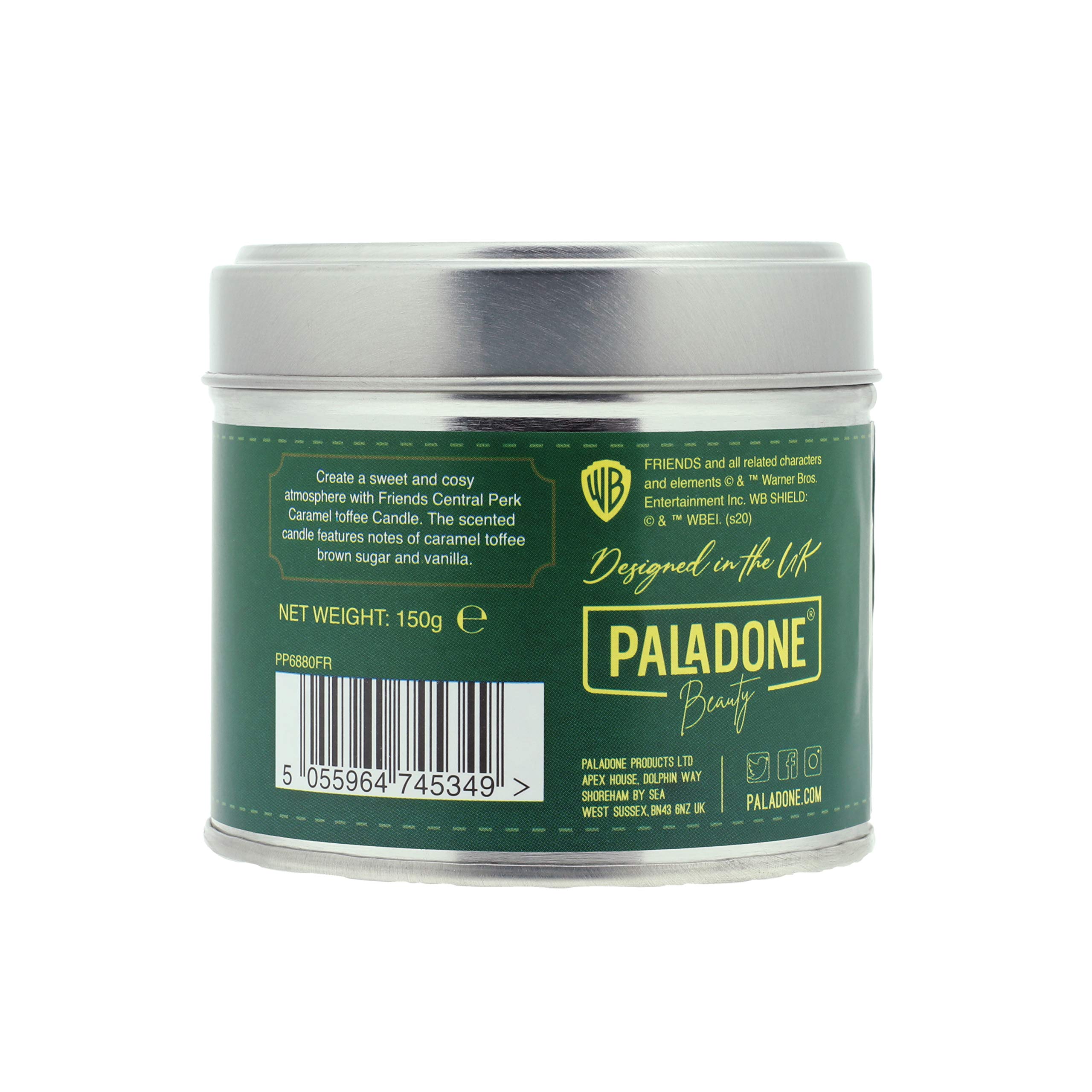 Paladone Homeware Friends Duftkerze Karamell-Toffee Dose
