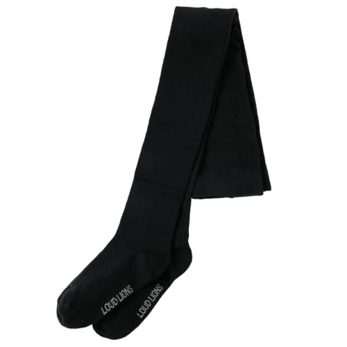 vidaXL Baby & Kleinkind Kinderstrumpfhose Schwarz 128 Baumwolle