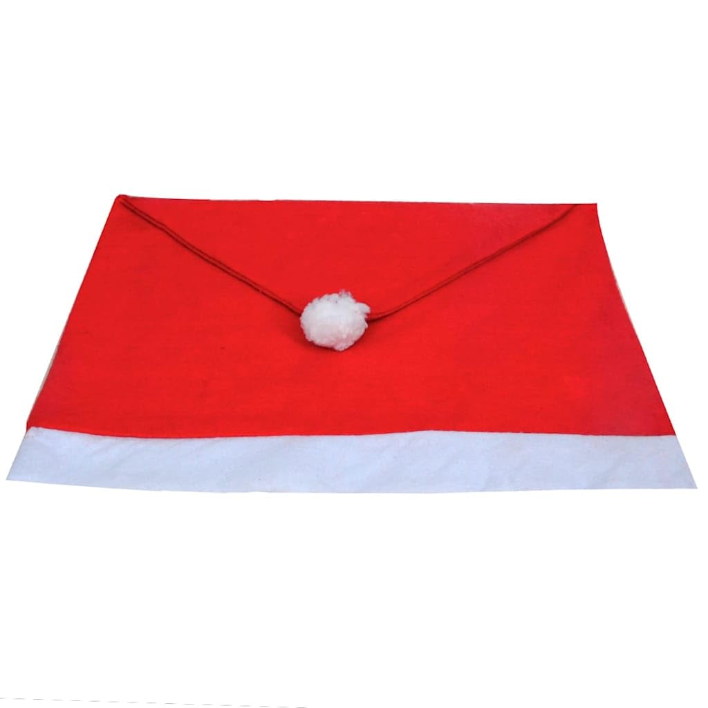 vidaXL Möbel Stuhlhussen Weihnachtsmützen 6er-Set Filz