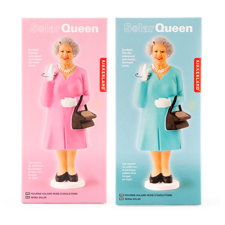 Kikkerland Home Solar Queen Solarfigur Wackelfigur