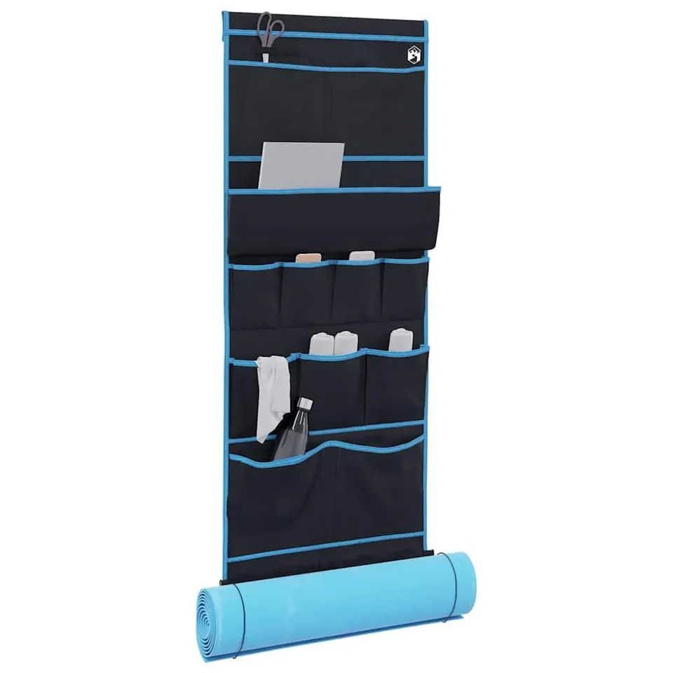 vidaXL Heim & Garten Aufbewahrungstasche 161x58,5 Oxford Schwarz-Blau