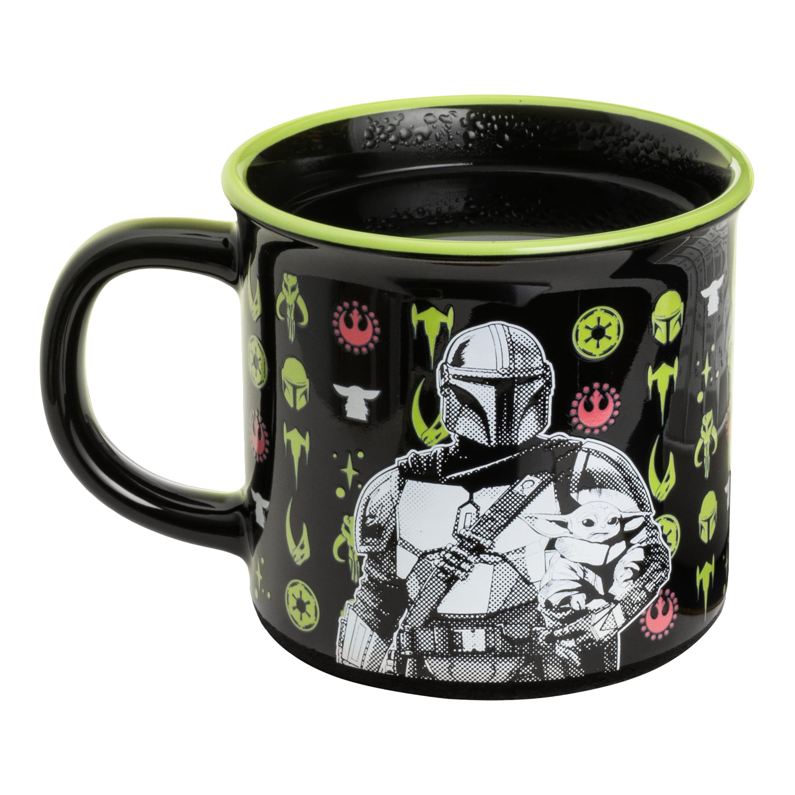 Paladone Drinkware Star Wars Mandalorian Tasse 350ml Wärmeeffekt