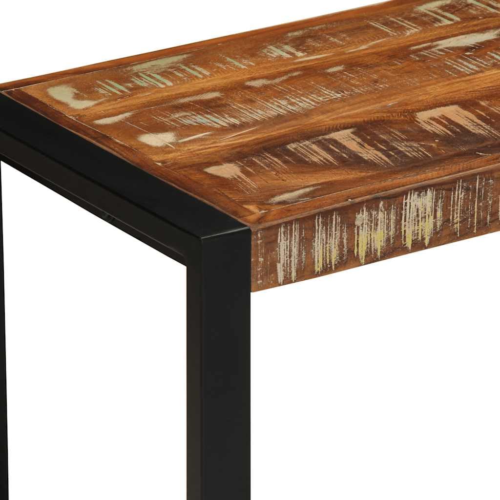 vidaXL Bank 60x35x45 cm Altholz Massivholz Sitzbank Bunt