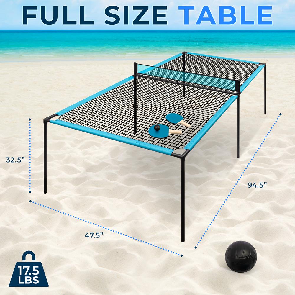 Serenelife Game Tables Spyder Pong Tischtennis Stahl Outdoor Set