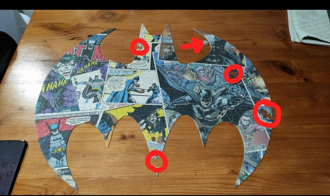 Paladone Batman 750 Teile Puzzle Comic-Collage Sammeldose