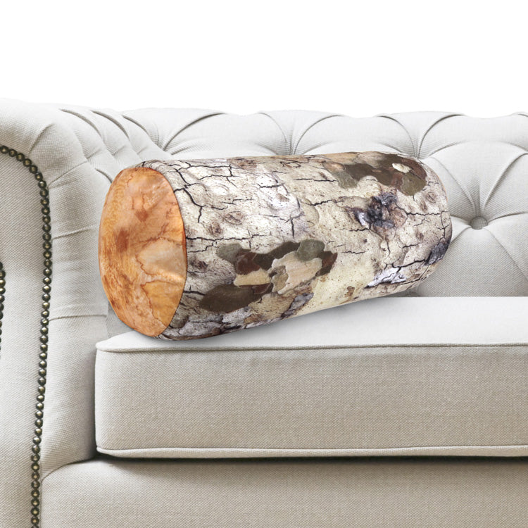 Kikkerland Home Platanus Kissen Baumstamm Nackenkissen