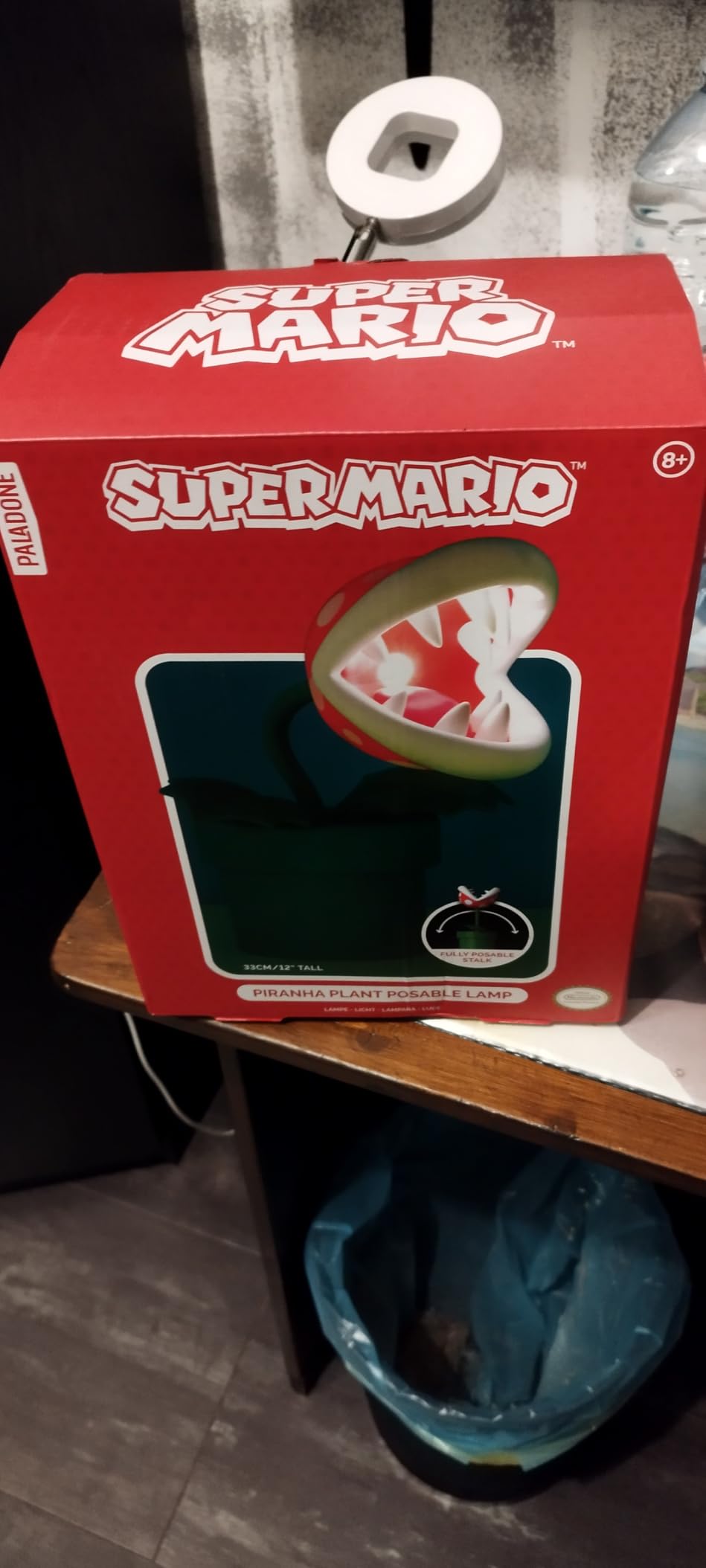 Paladone Super Mario Piranha Pflanze Lampe 33cm USB
