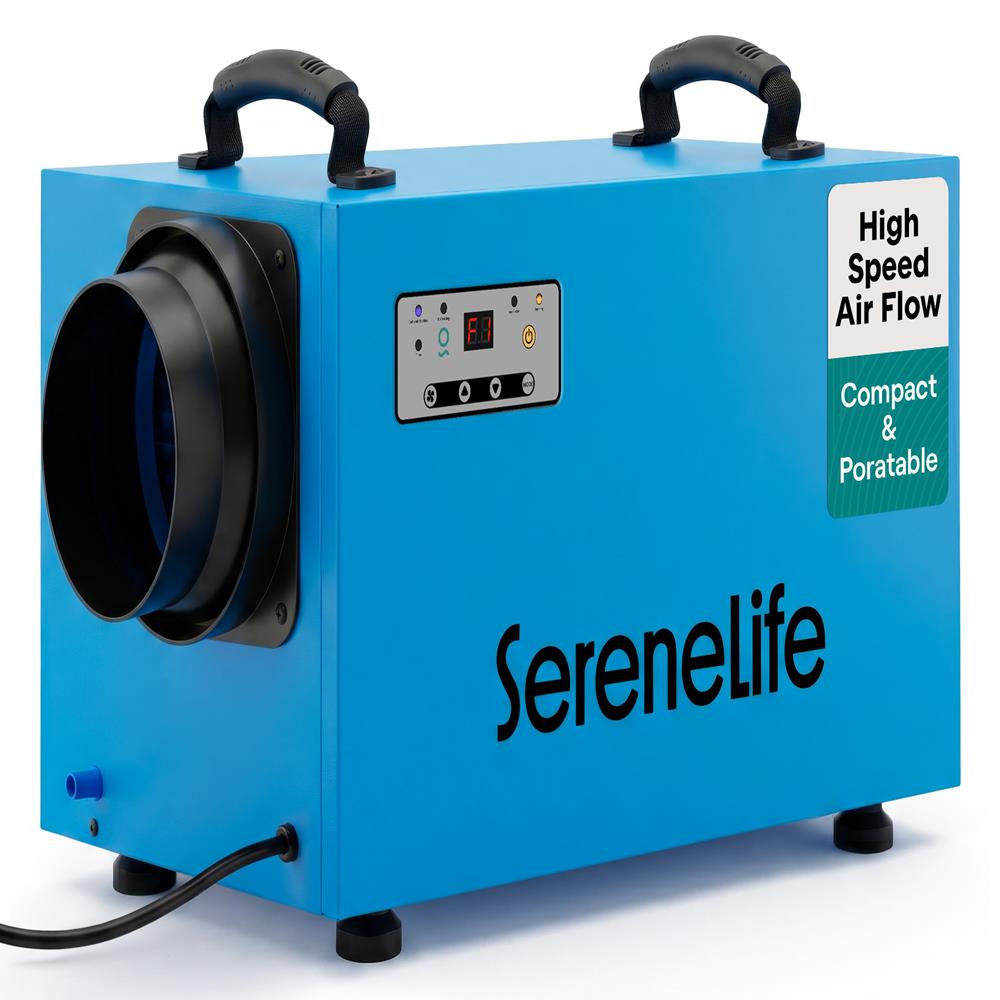 Serenelife DeHumidifiers Luftentfeuchter blau 58 L leise