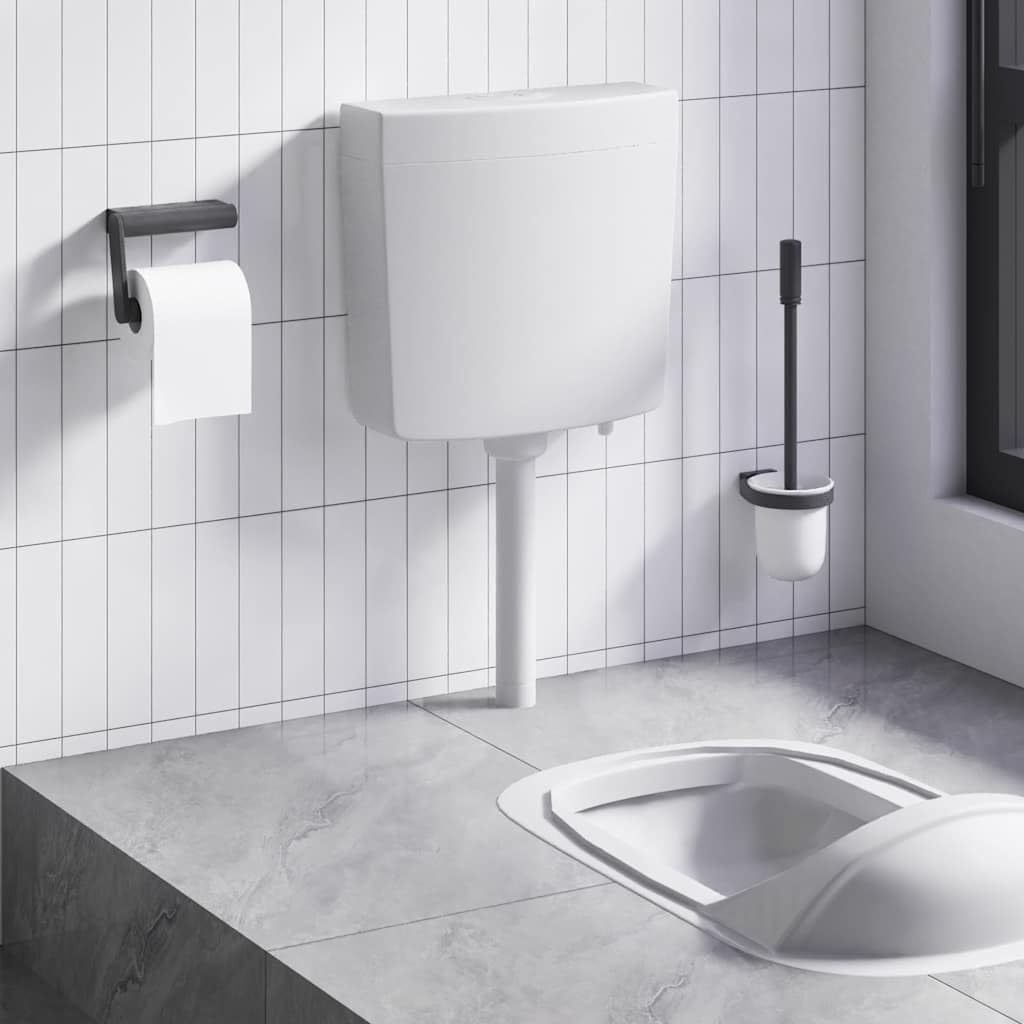 vidaXL Heim & Garten Aufputz-Spülkasten 3/6L Grau Spartaste