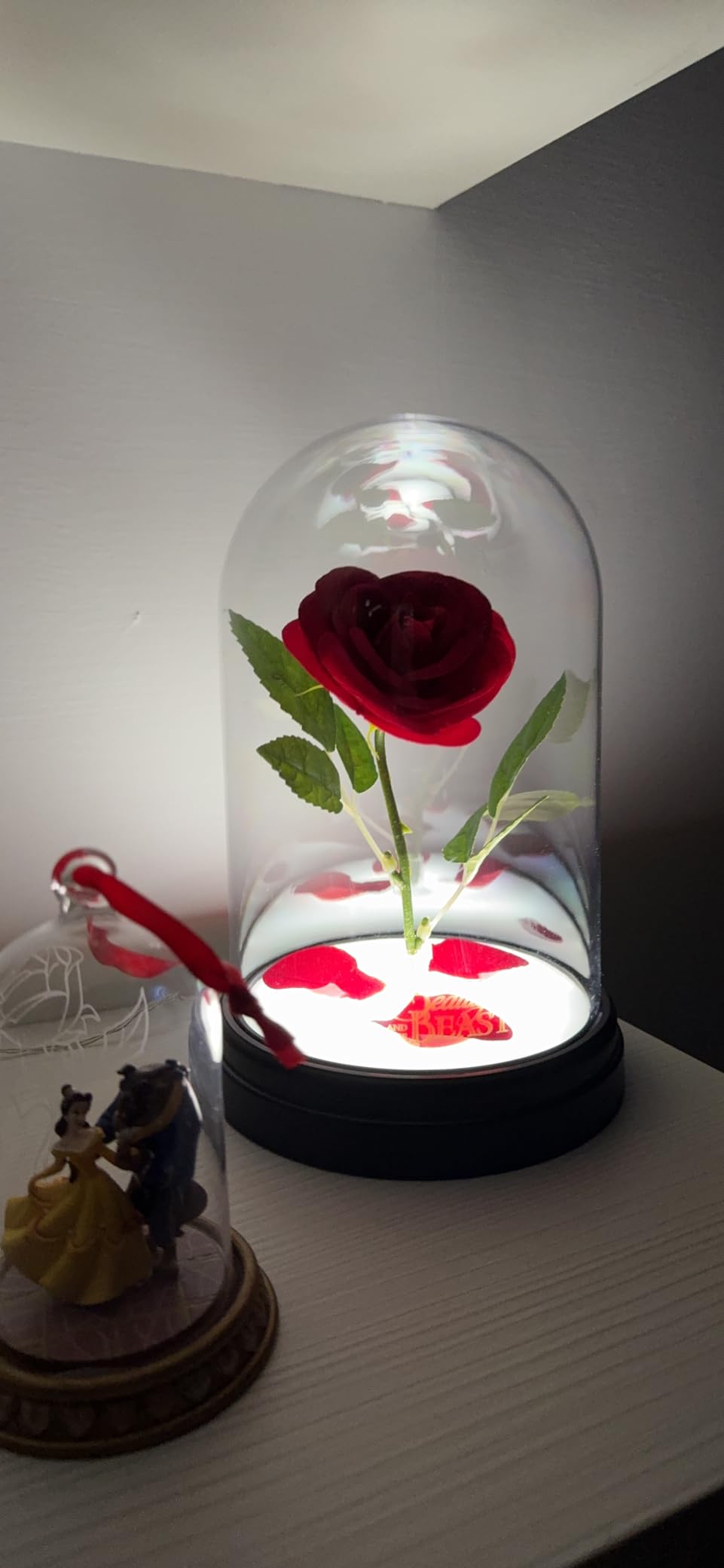 Paladone Disney Rose Lampe Touch USB Batterie Biest