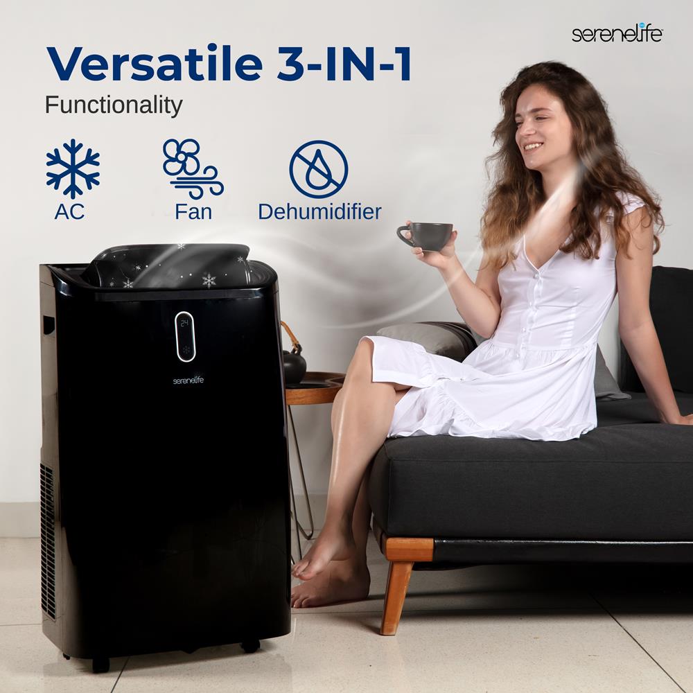 Serenelife Portable AC 14000 BTU Klimagerät mobil Fernbedienung