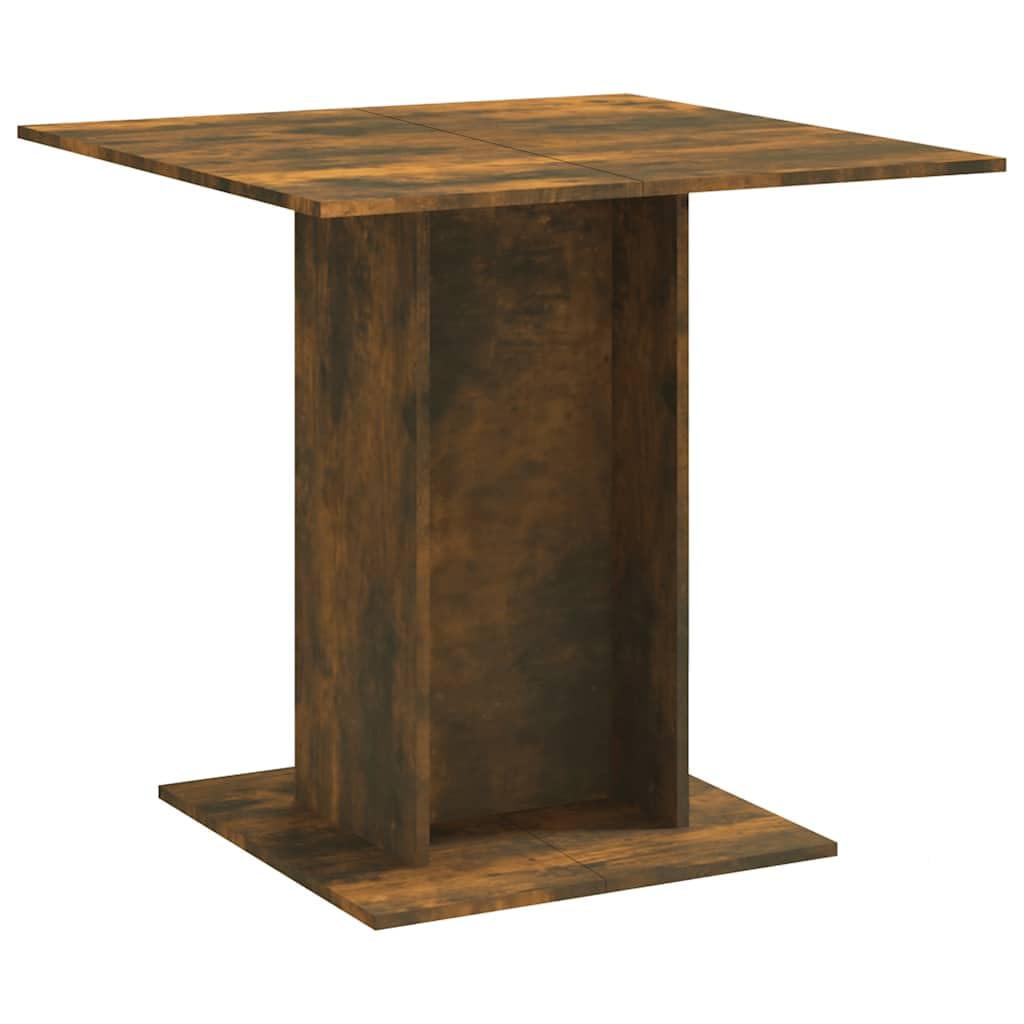 vidaXL Esstisch 80x80x75 cm Betongrau Holzwerkstoff
