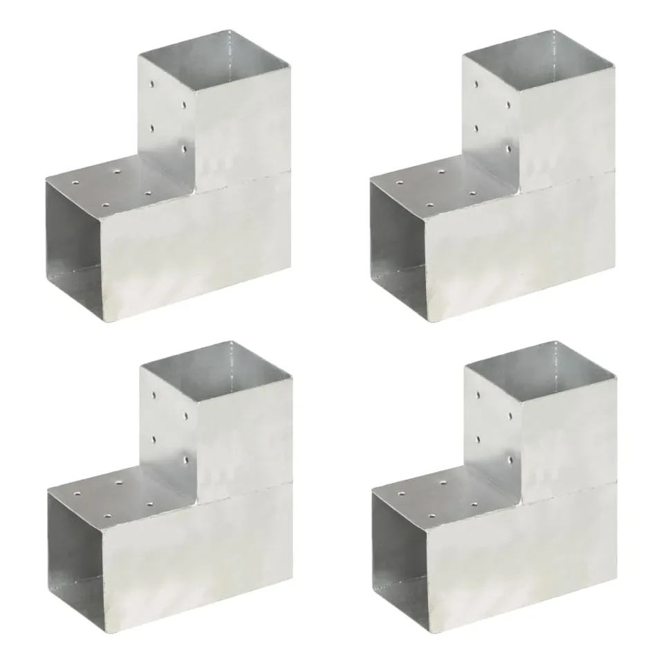 vidaXL Heim & Garten Pfostenverbinder 101x101 mm verzinkt 4 Stk.