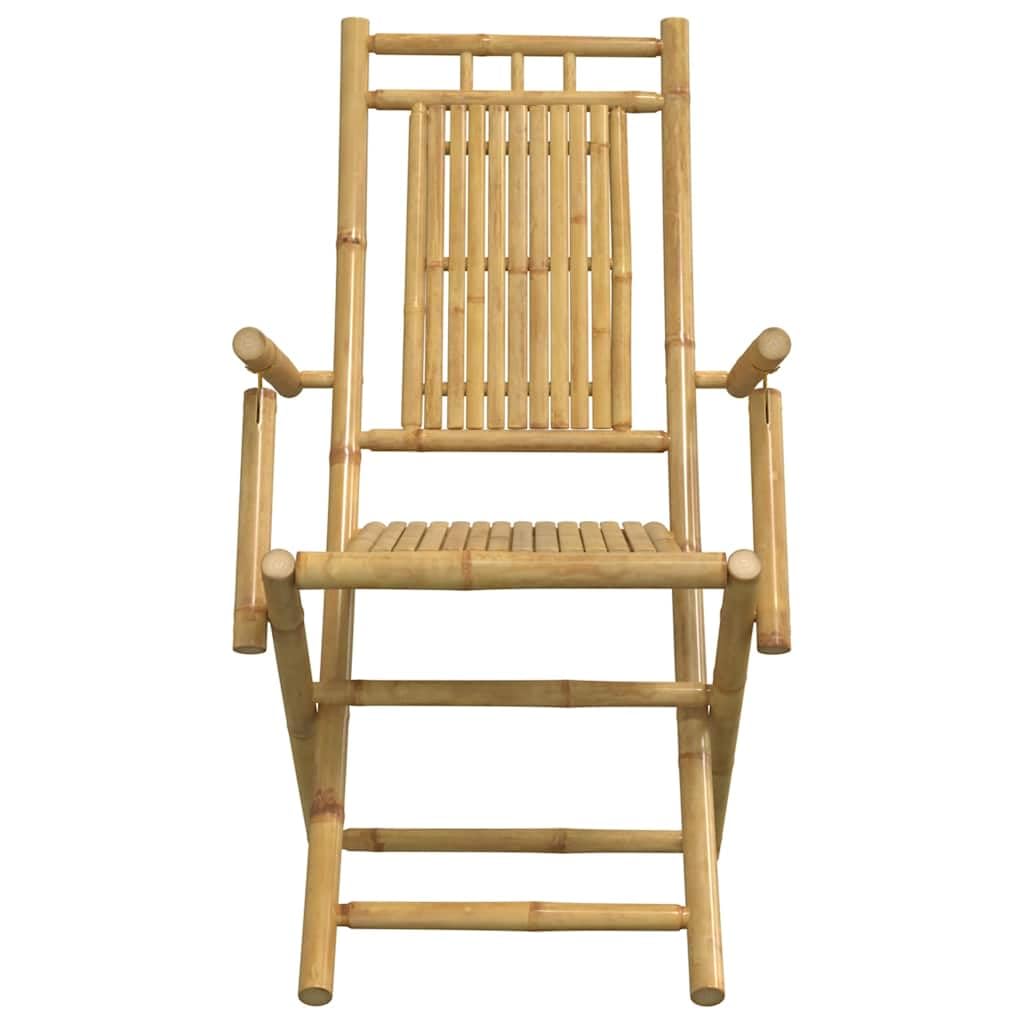 vidaXL Bistro-Set Bambus 3-tlg. klappbar 3278525 natur