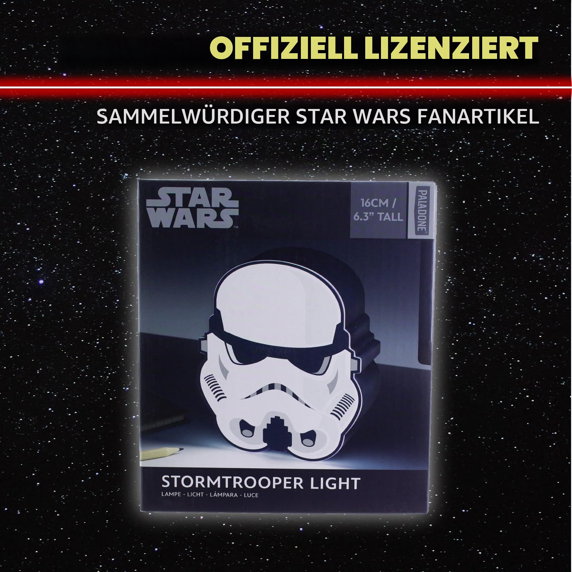 Paladone Star Wars Stormtrooper Nachtlicht 16cm batteriebetrieben