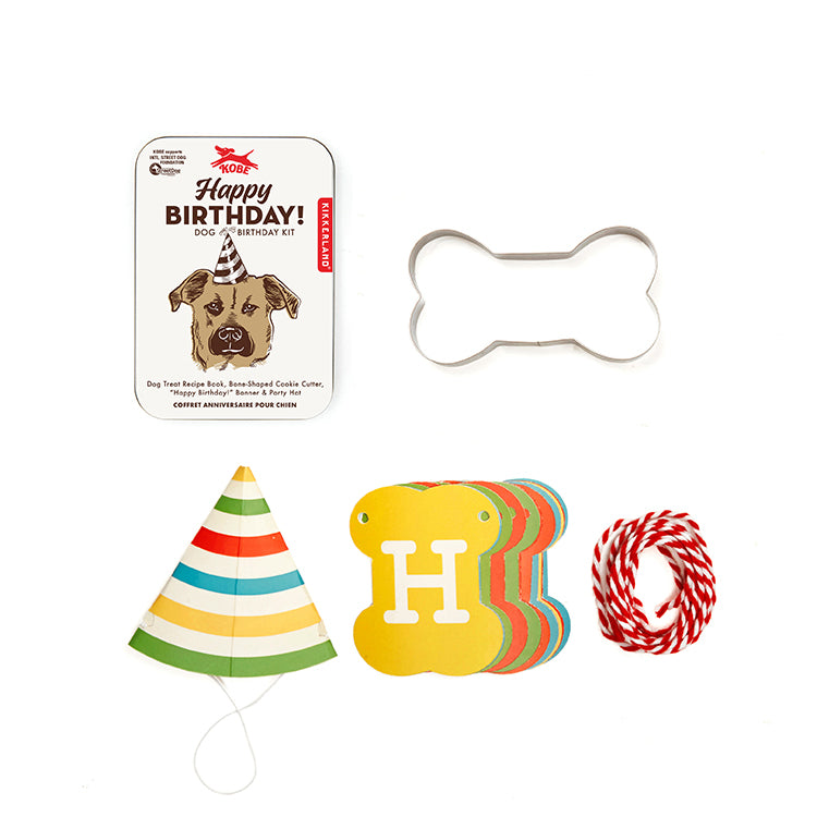 Kikkerland Home Kobe Dog Birthday Kit Hundegeburtstag