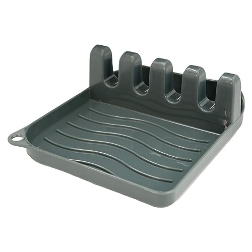 Intirilife Kochlöffelablage dunkelgrau 14cm für Deckel