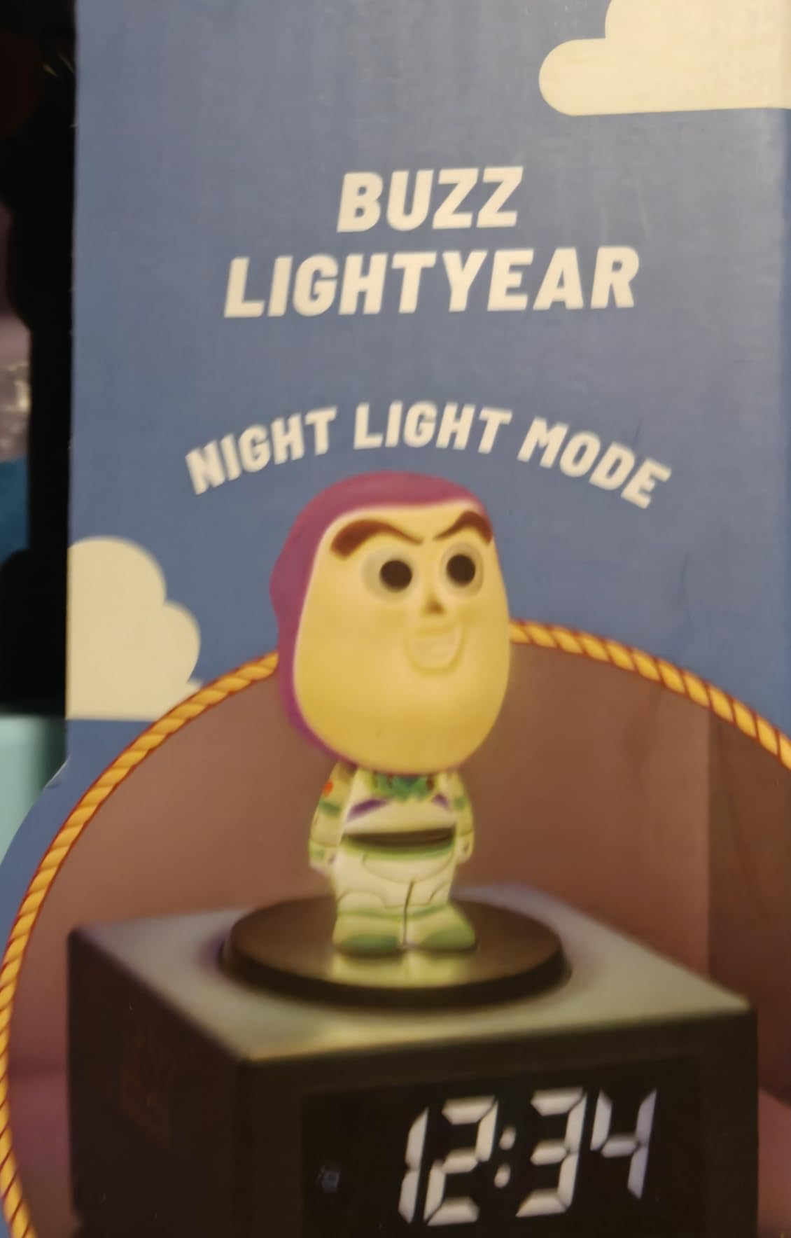 Paladone Buzz Lightyear Icon Wecker mit Nachtlicht 14 cm