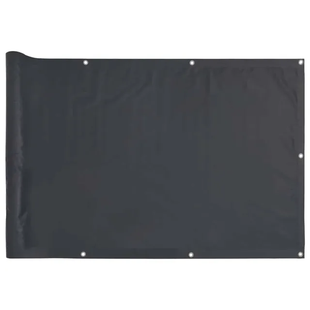vidaXL Heim & Garten Sichtschutz Anthrazit 700x120 cm PVC