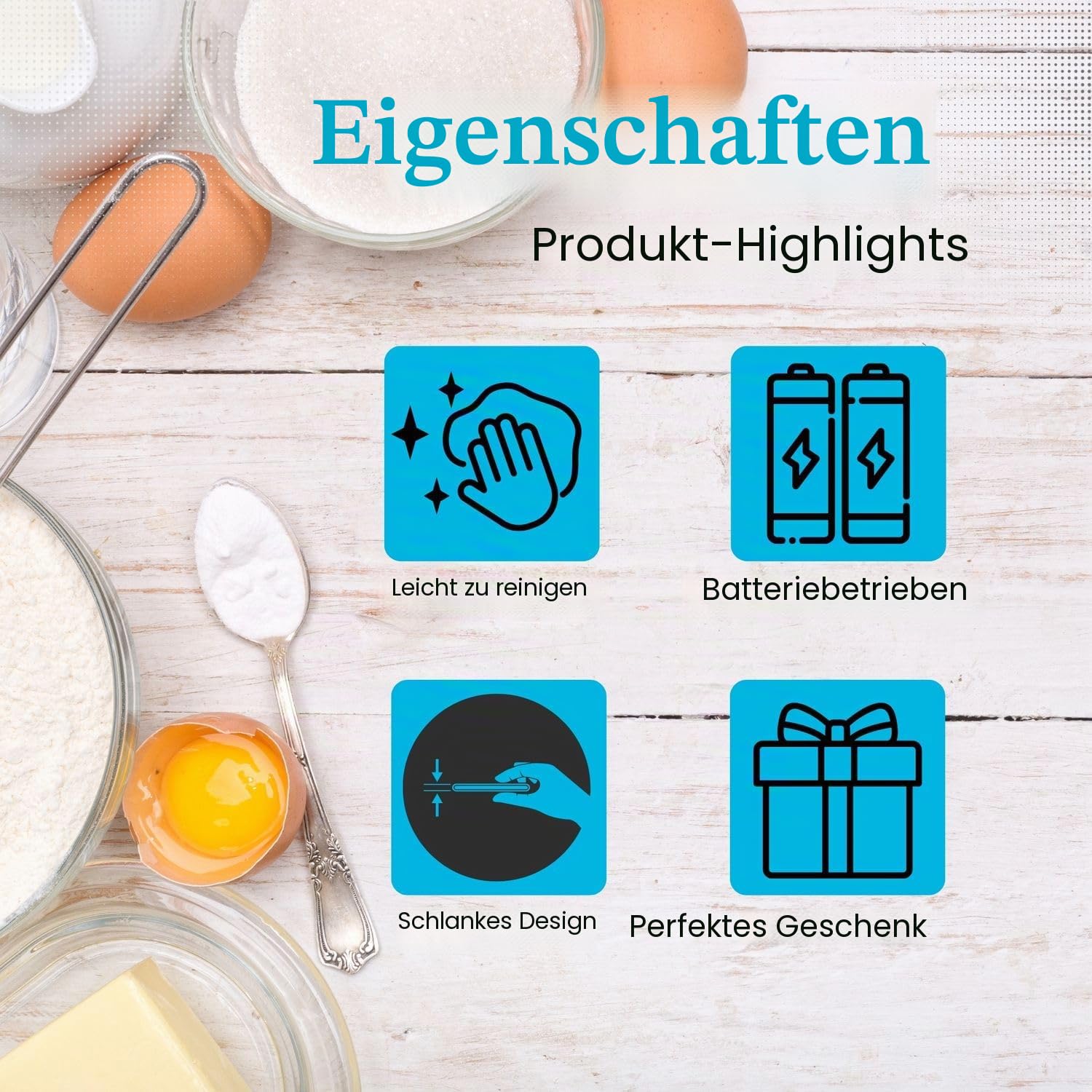 Intirilife Digitale Küchenwaage 5 kg Silber Edelstahl Tara
