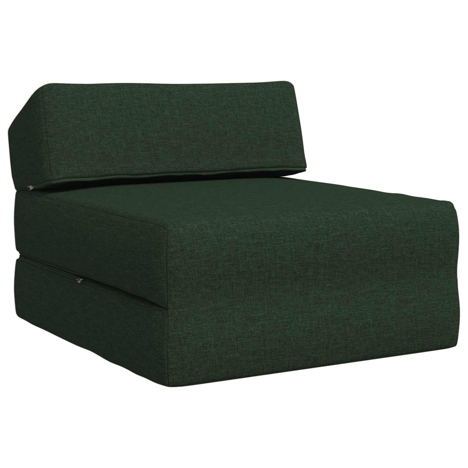 vidaXL Möbel Klappsofa Bett Schlafsofa Dunkelgrün 160 cm