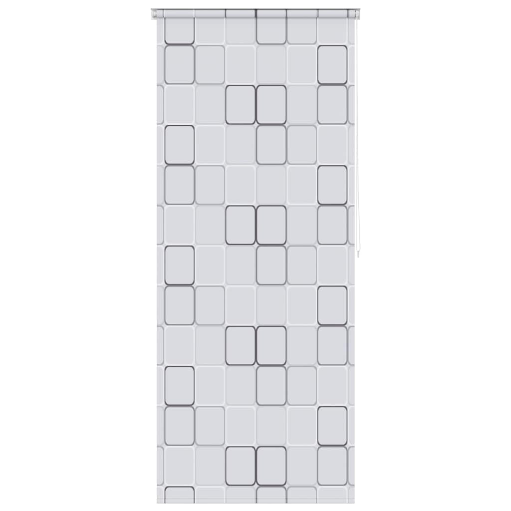 vidaXL Duschrollo 120x240 cm Quadratmuster EVA Rollo