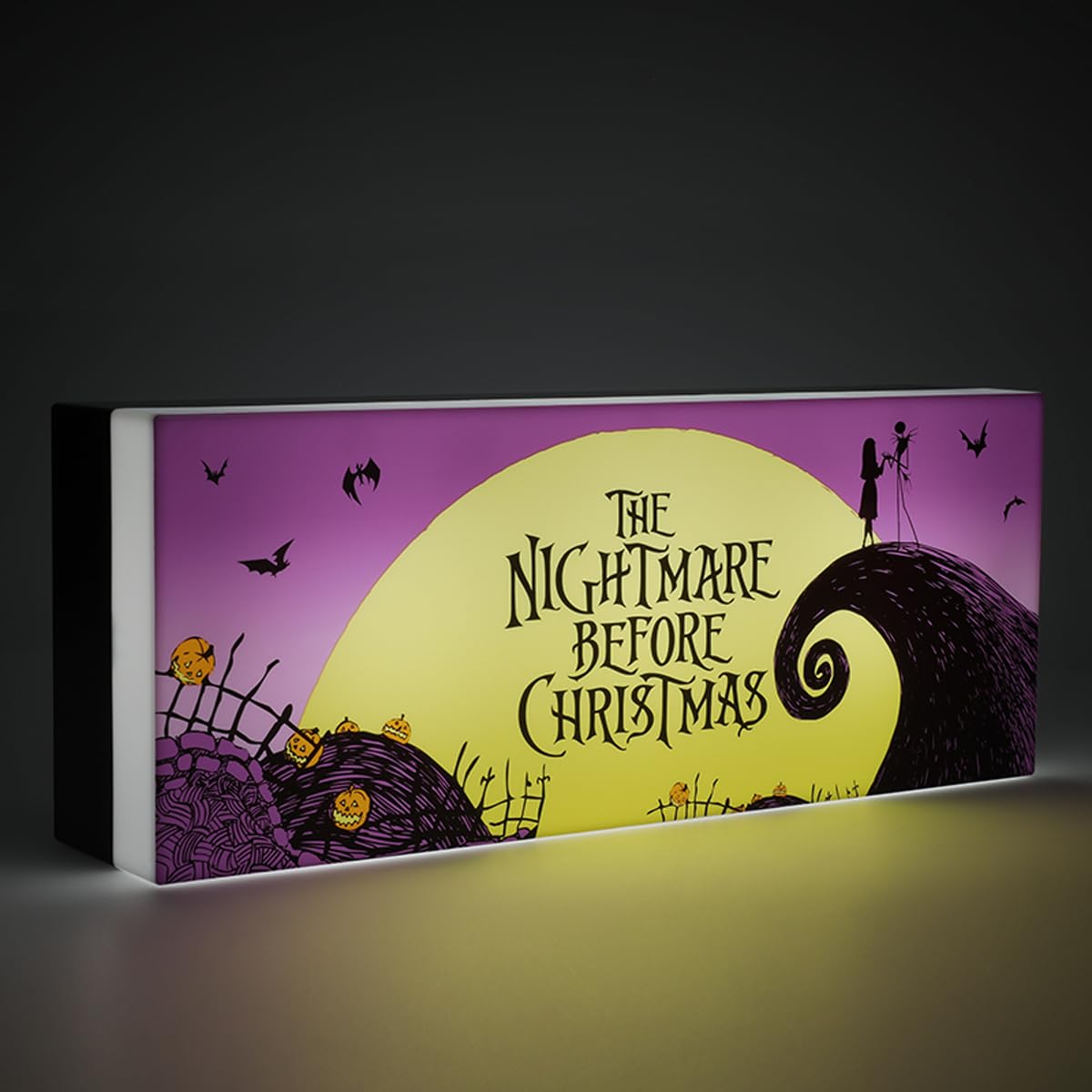 Paladone Nightmare Before Christmas Logo-Leuchte 30 cm mit 2 Modi