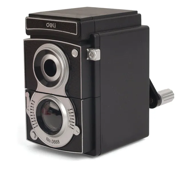 Kikkerland Camera Anspitzer Kamera Vintage Bleistiftanspitzer