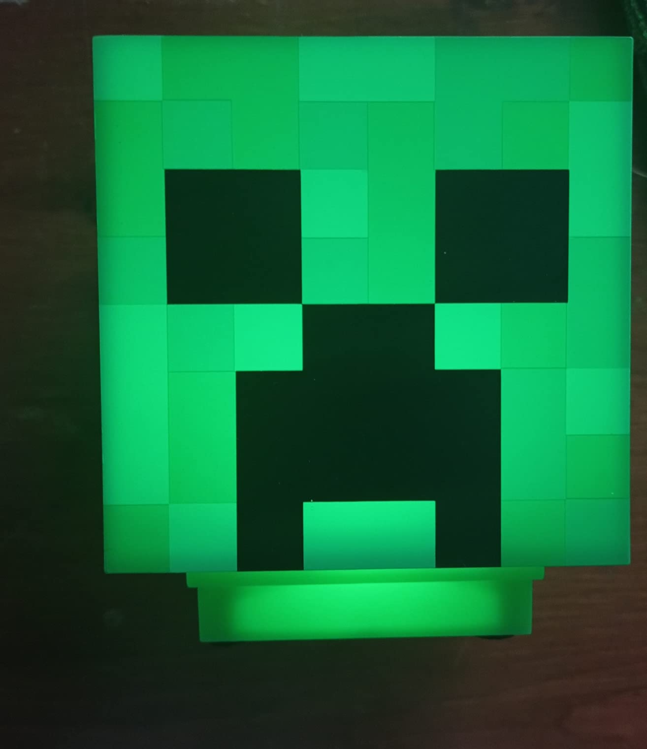 Paladone Minecraft Creeper Tischlampe Grün mit Sound