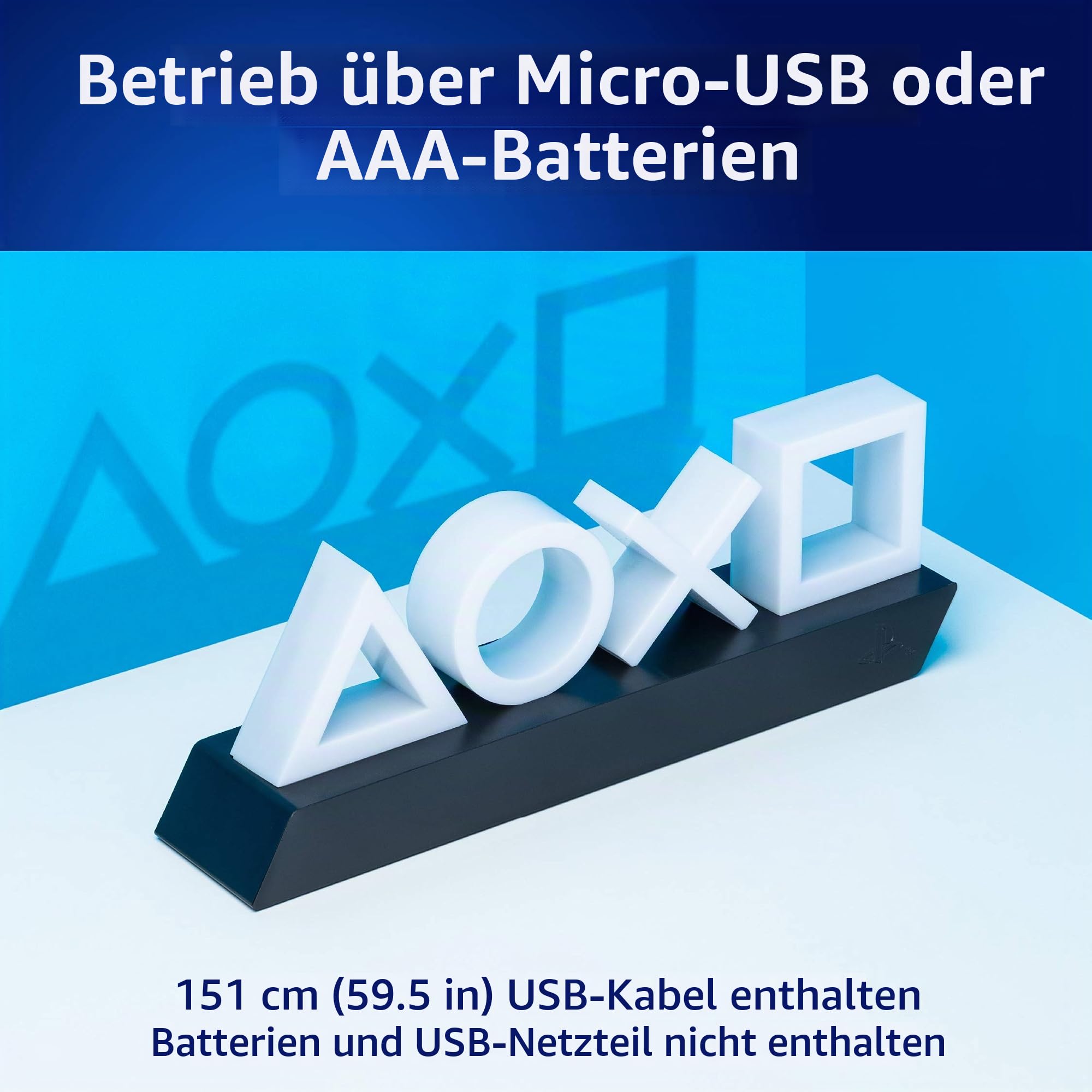 Paladone Playstation 5 Icons Light LED Mehrfarbig Musikreaktiv