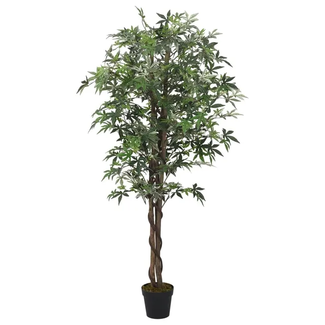 vidaXL Ahornbaum Künstlich 150 cm Grün 504 Blätter Topf