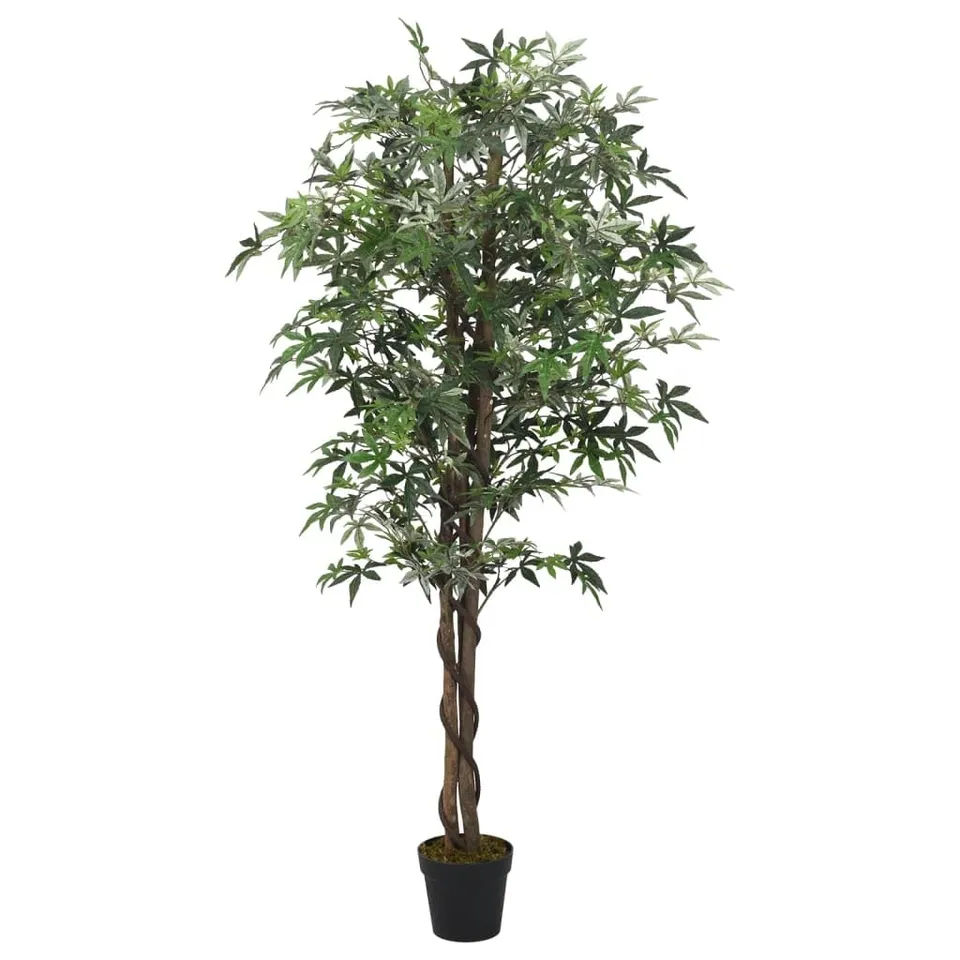 vidaXL Ahornbaum Künstlich 150 cm Grün 504 Blätter Topf