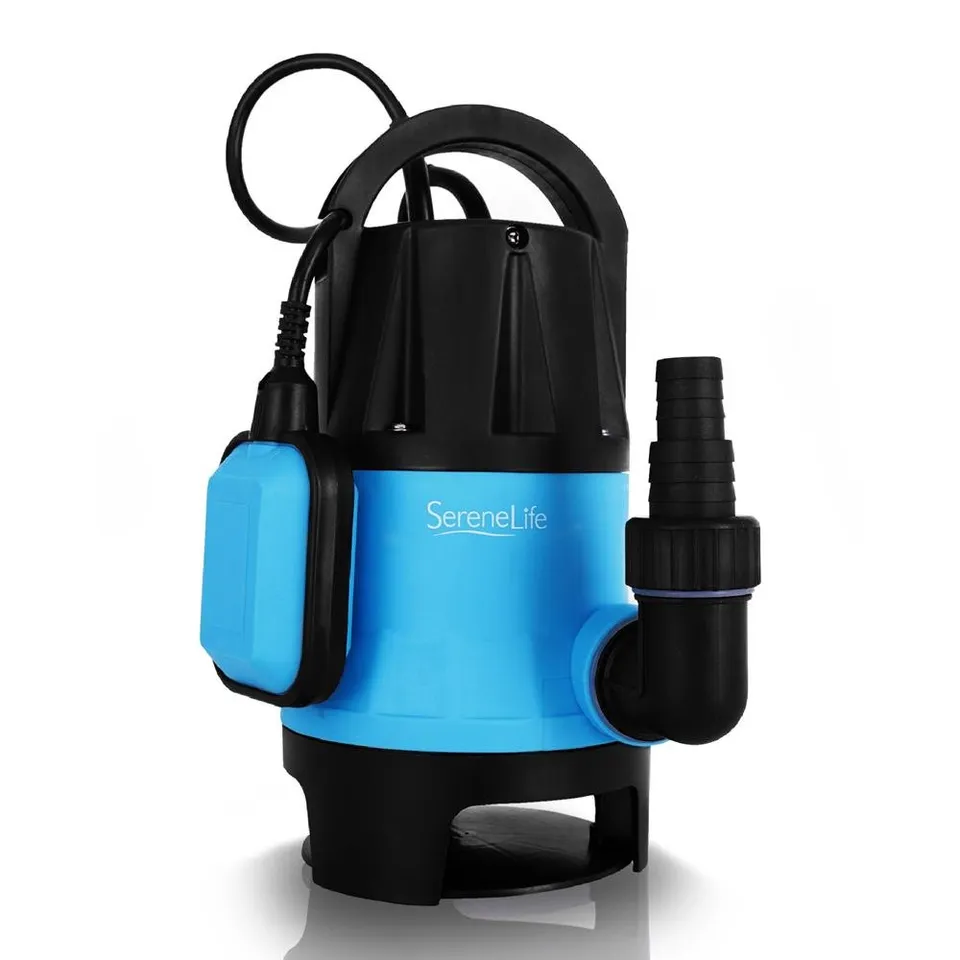 Serenelife Outdoor Tools Tauchpumpe 400W 7500L/h Blau