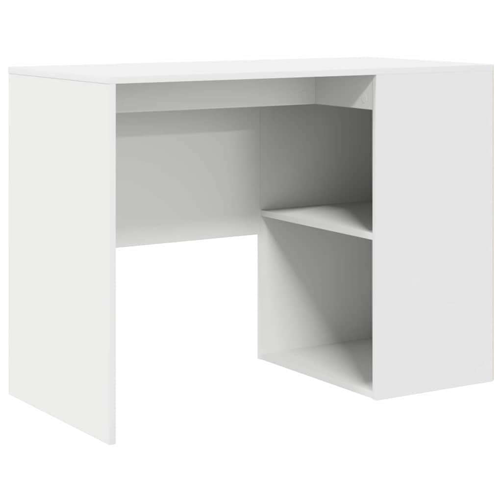 vidaXL Möbel Eck-Schreibtisch Weiß 102x88x75 mit Regal